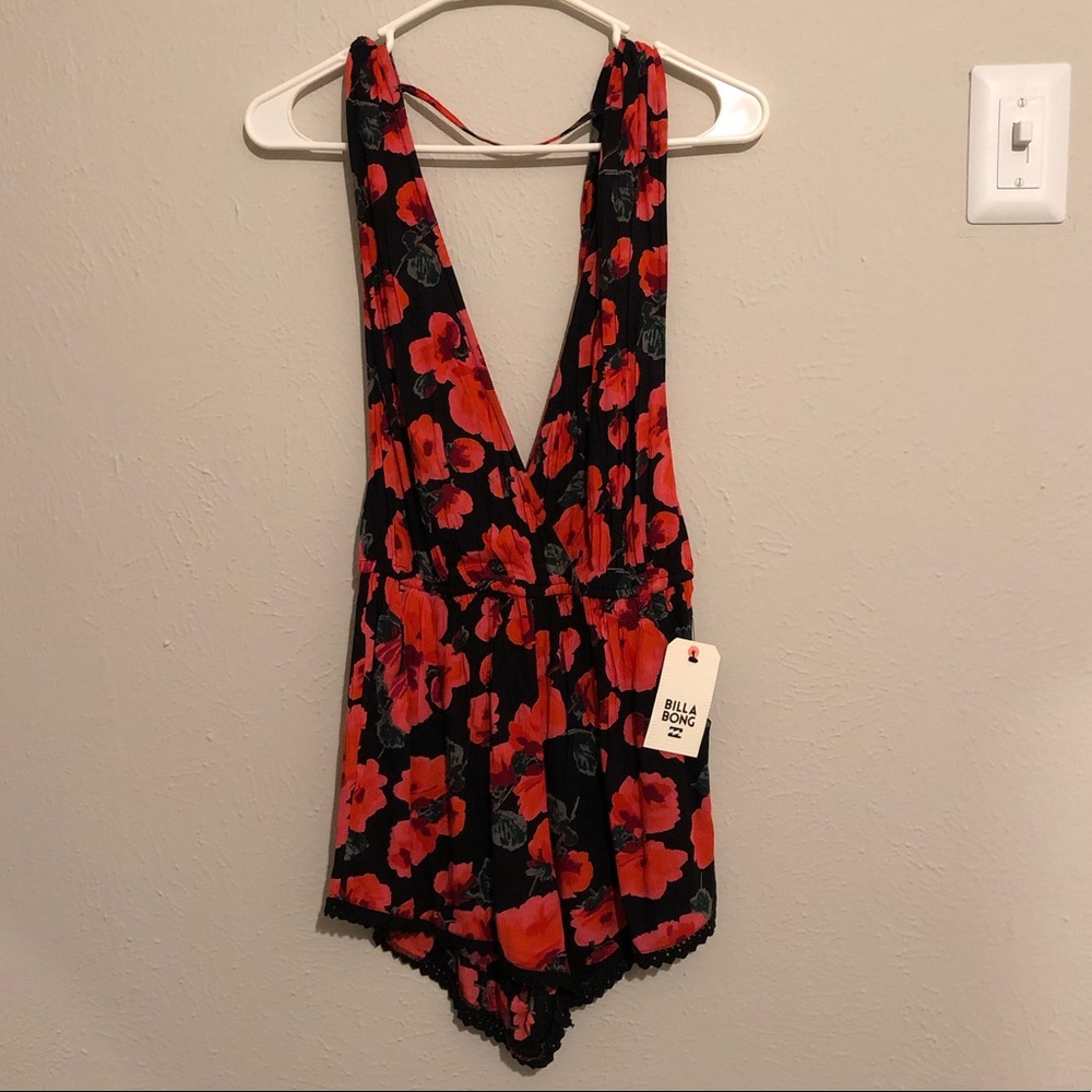 Billabong floral romper